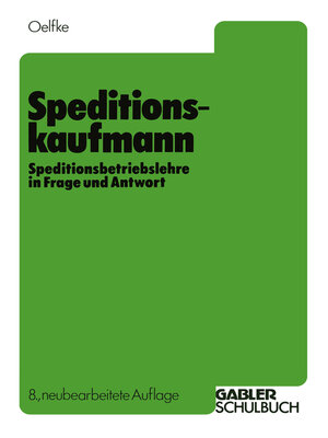 cover image of Speditionskaufmann